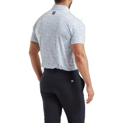 Scottish Town Print Polo Herren