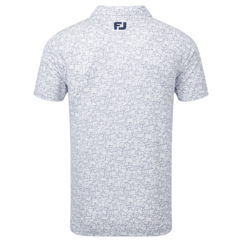 Scottish Town Print Polo