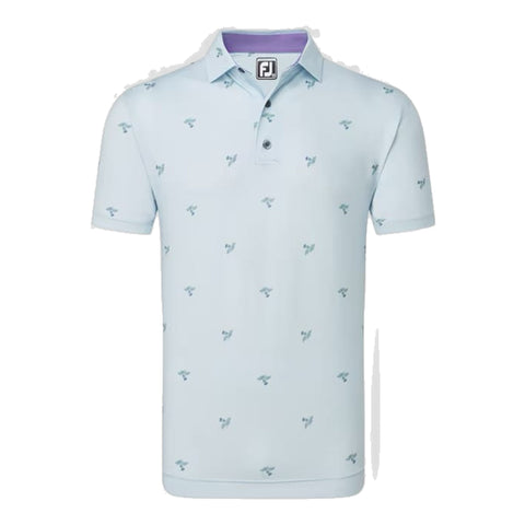 Thistle Print Polo Herren