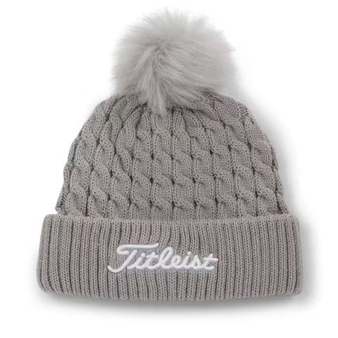 Cable Knit Pom Pom