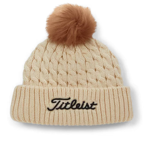 Cable Knit Pom Pom