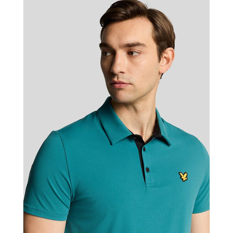 Contrast Placket Polo Shirt