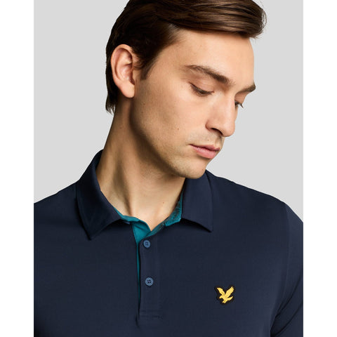 Contrast Placket Polo Shirt