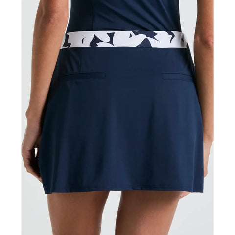 Riviera Floral 16" Blocked Skort