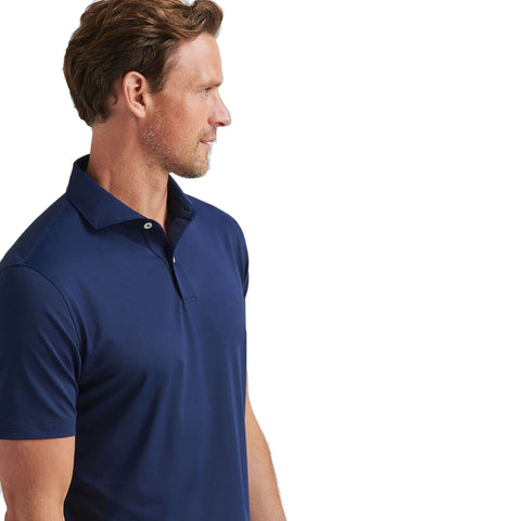 Solid Performance Jersey Polo Herren