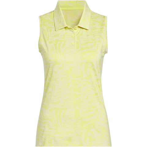Ultimate365 Jacquard Sleeveless Polo Damen