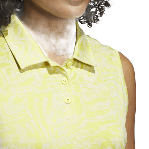 Ultimate365 Jacquard Sleeveless Polo Damen