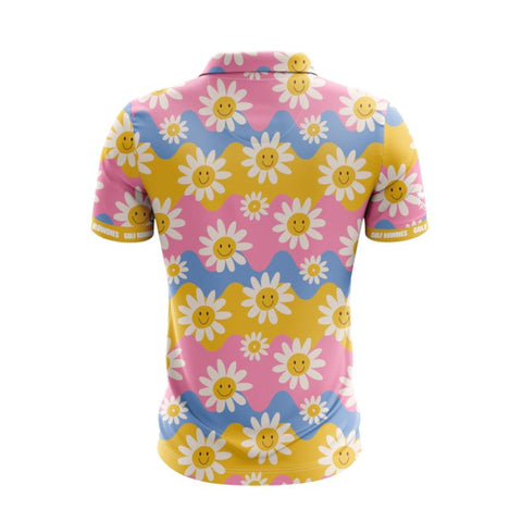 Retro Flower Polo
