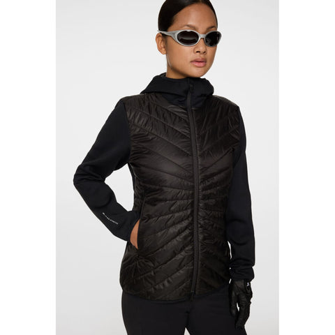 Madde Quilt Hybrid Kapuzenjacke