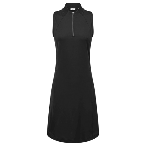1/4 Zip Sleeveless Kleid Damen