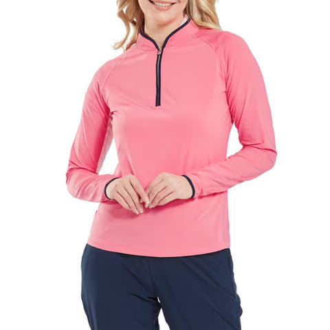 1/4 Zip Sonnenschutz Shirt Damen