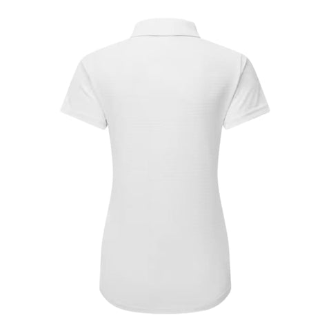 Jacquard Stripe Polo Damen