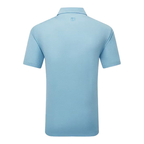 Deco Diamond Print Lisle Polo Herren