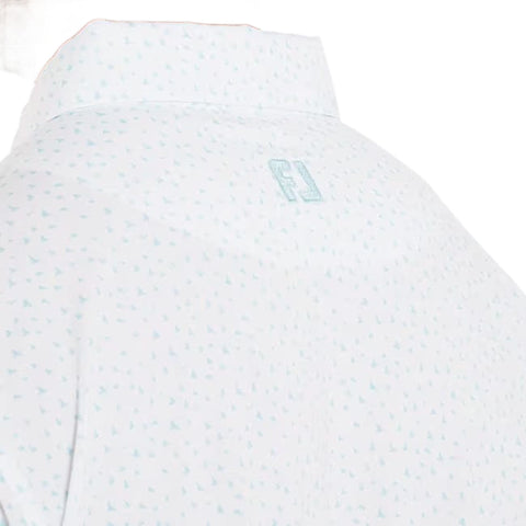 Bird Print Lisle Polo Herren