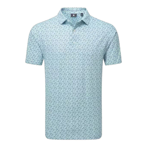 Gamer Print Pique Polo Herren