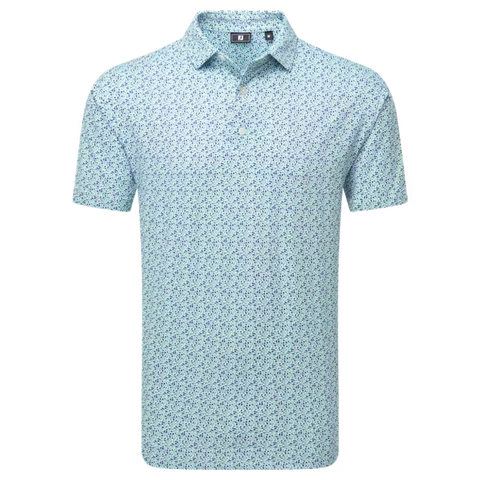 Gamer Print Pique Polo Herren