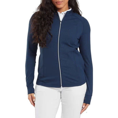 Embossed Full-Zip Midlayer Damen