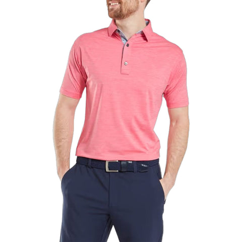 Heather Lisle with Trim Polo Herren