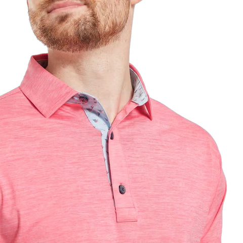 Heather Lisle with Trim Polo Herren