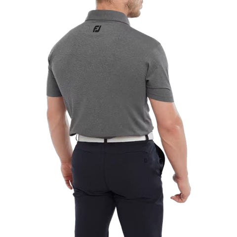 Heather Self Collar Lisle Polo Herren