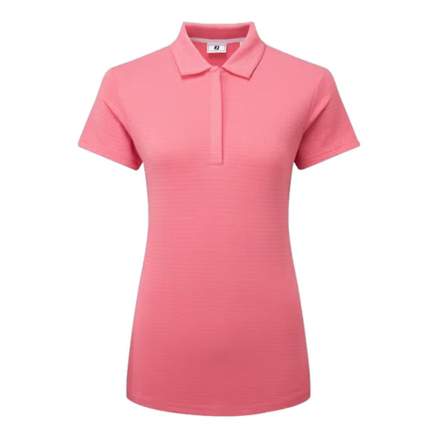 Jacquard SS Polo Damen