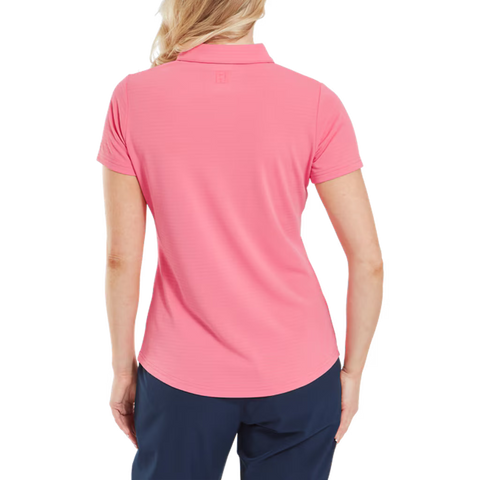 Jacquard SS Polo Damen