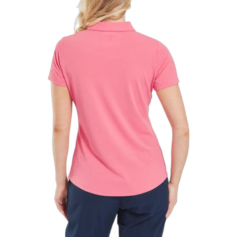 Jacquard SS Polo Damen