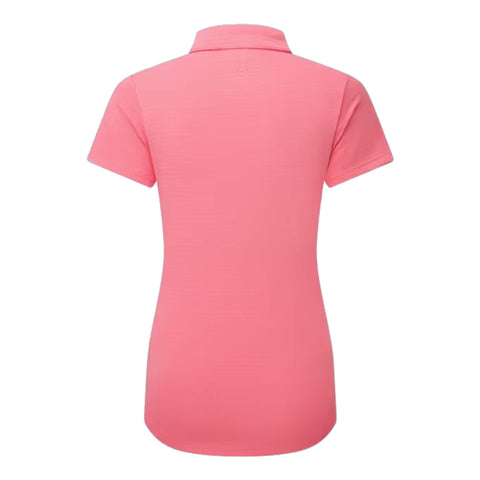 Jacquard SS Polo Damen