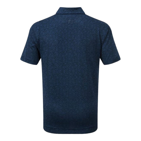 Junior Painted Floral Lisle Polo