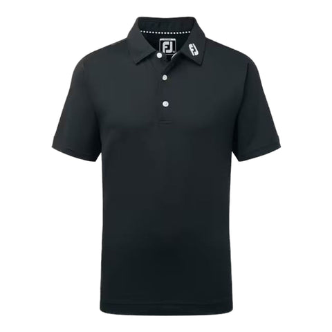 Junior Stretch Pique Solid Polo