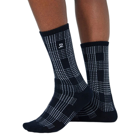 Golf Plaid Socken Damen