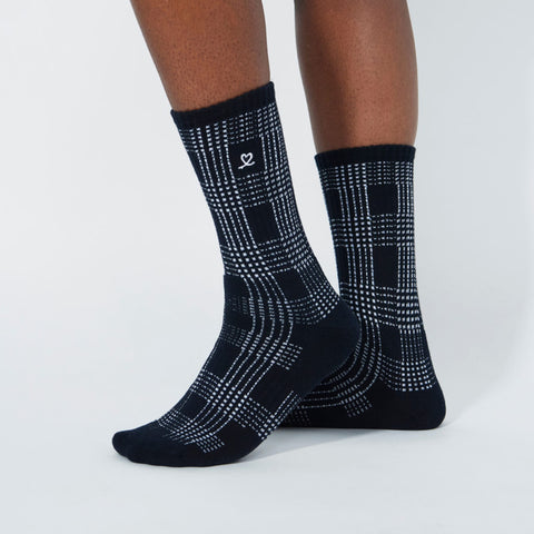 Golf Plaid Socken Damen