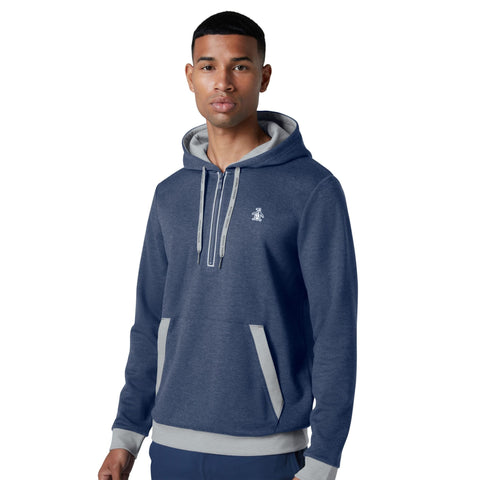 1/4 Zip Colour Block Hoodie Herren