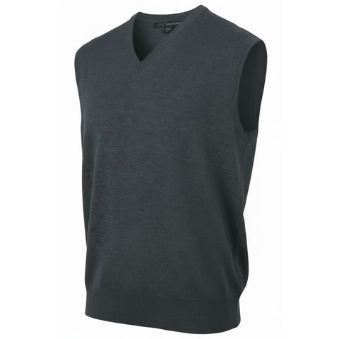 50:50 Merino V Neck Slipover Jeans (Blue) S Herren