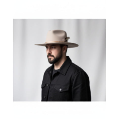 Trilby Stoff-Hut Beige L