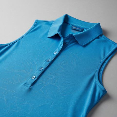 W Dana SL Polo Malibu Blue XS Damen