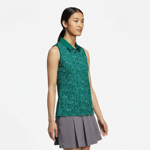 Ultimate365 Printed Sleeveless Polo Damen