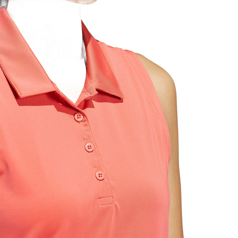 Ultimate365 Solid Sleeveless Polo Damen