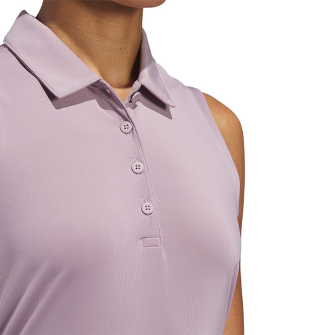 Ultimate365 Solid Sleeveless Polo Damen