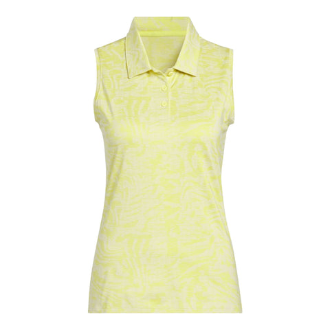 Ultimate365 Jacquard Sleeveless Polo Damen
