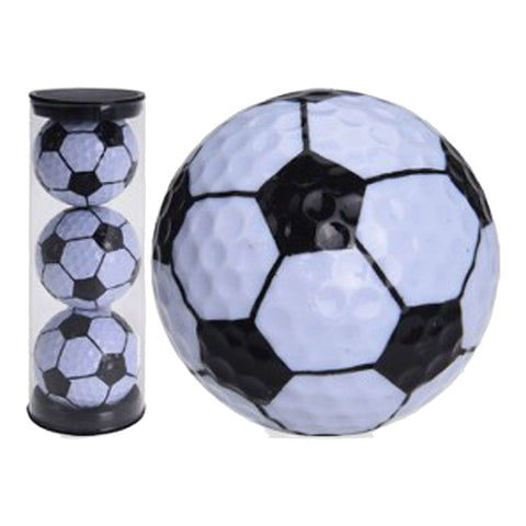 Fußball Design Golfbälle (3er Pack)