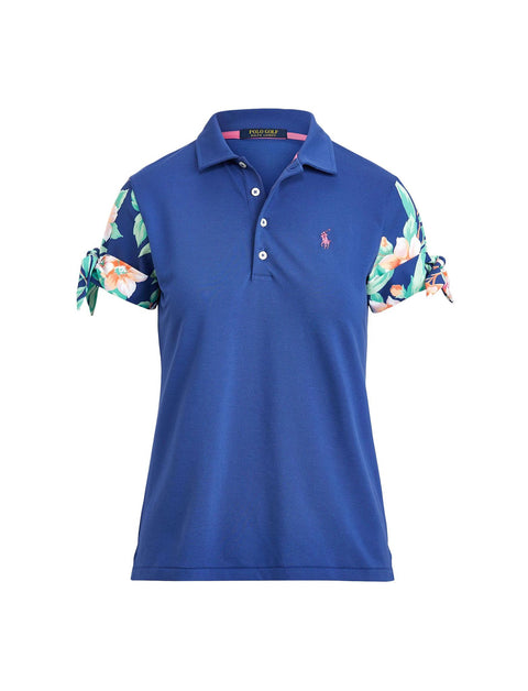 S/S Bow Slvsleeveknit Golfpolo Damen