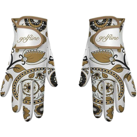 Ornament Sand Golfhandschuh Damen