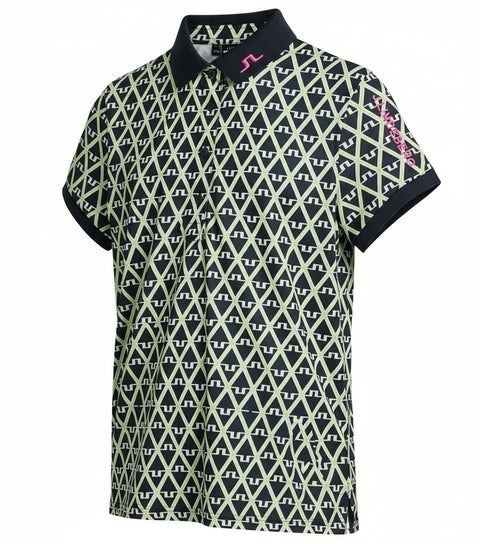 Tour Tech Print Polo Herren