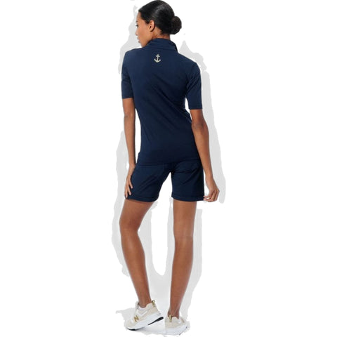 Merlyn Navy Polo Damen