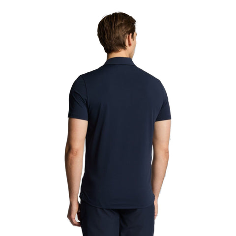 Contrast Placket Polo Shirt Herren