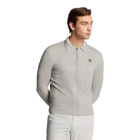 Lightweight Knitted Collared Cardigan Herren