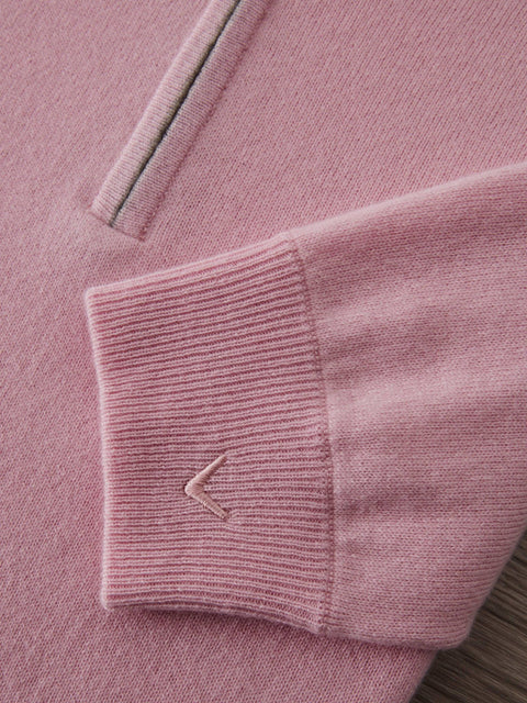 Premium Luxe Cashmere 1/4 Zip Pullover Herren