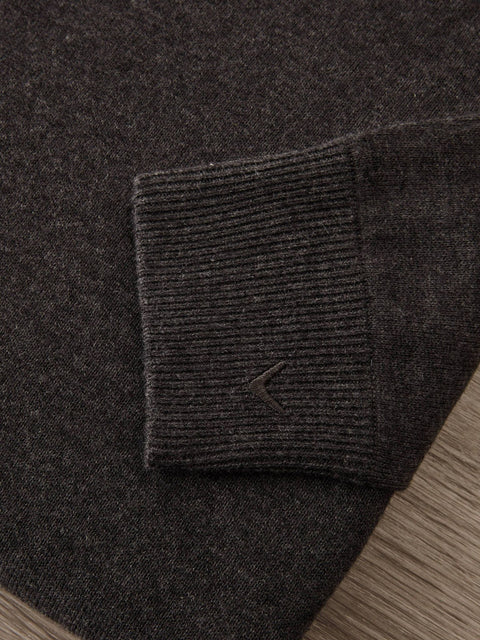 Premium Luxe Cashmere 1/4 Zip Pullover Herren