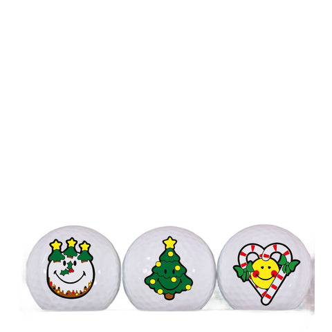 Smiley X-Mas (3 Bälle) X3